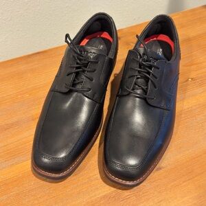Rockport Black Slayter Apron Toe Oxford Trutech Shoes New Men’s 7